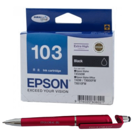Epson 103 High Yield Black Ink Cartridge For T40W/ TX600FW/ TX550W/ TX610FW