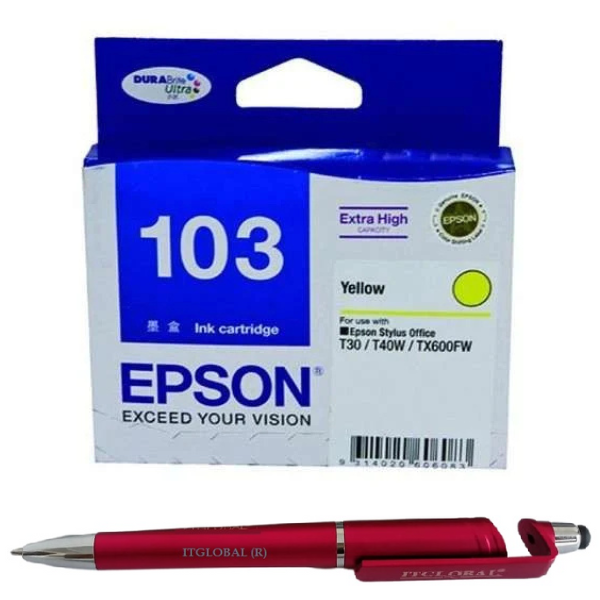 Epson 103 Yellow Ink Cartridge Epson 103 Yellow Ink Cartridge