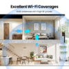 Tenda HG9 AC1200 Dualband Wi-Fi GPON ONT Router, 4 Gigabit Ports, 2X6dBi Antennas, Up to 1176Mbps Wi-Fi Linking, dual_band (White) - Image 5