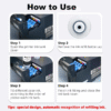 Refill GI-73 Red Ink Bottle Compatible for Canon Pixma G570, G670, G550, G650, G620 Printers - Image 5