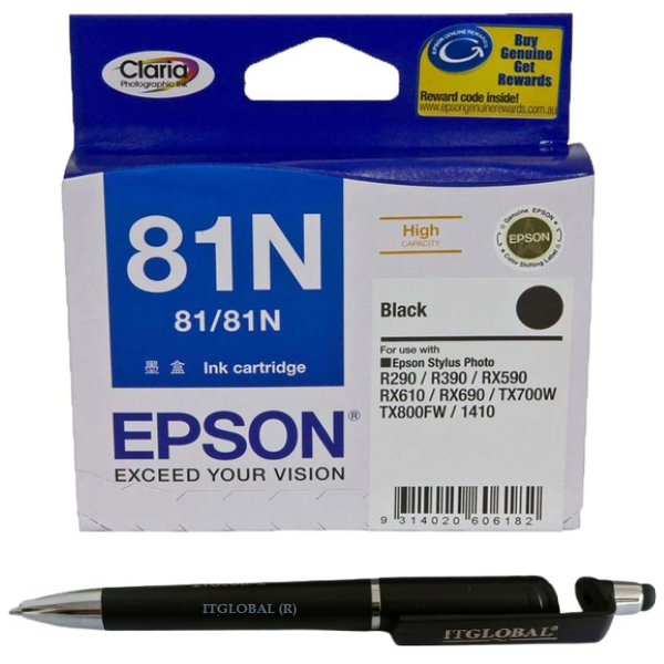 Epson 81N Black Ink Cartridge C13T111190 Epson 81N Black Ink Cartridge C13T111190