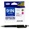 Epson 91/91N Magenta Ink Cartridge for C90/CX5500/T20/TX100 [C13T107390]