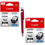 Canon PG-745 Small Twin Ink Cartridge (Set of 2) PG745 Small Black 745s Genuine itglobal