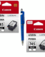 Canon PG-745XL Twin Ink Cartridge (Set of 2) PG745XL PG 745XL Black Genuine itglobal