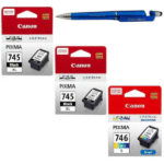 Canon PG-745XL Twin & CL-746 Small Ink Cartridge (Set of 3) PG 745XL Black & CL 746 Small Colour PG745XL CL746s 745XL 746s Genuine itglobal