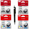 Canon PG-745XL Twin & CL-746 Small Twin Ink Cartridge (Set of 4) PG 745XL Black & CL 746 Small Colour PG745XL CL746s 745XL 746s