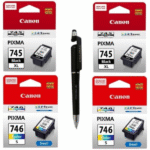 Canon PG-745XL Twin & CL-746 Small Twin Ink Cartridge (Set of 4) PG 745XL Black & CL 746 Small Colour PG745XL CL746s 745XL 746s Genuine itglobal