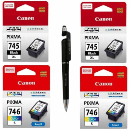 Canon PG-745XL Twin & CL-746 Small Twin Ink Cartridge (Set of 4) PG 745XL Black & CL 746 Small Colour PG745XL CL746s 745XL 746s