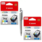 Canon CL-746 Small Twin Ink Cartridge (Set of 2) CL746 Small Colour 746s Genuine itglobal