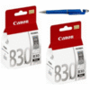 Canon PG-830 Twin Ink Cartridge (Set of 2) PG830 PG 830 Black