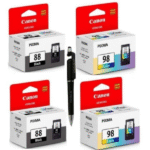 Canon PG-88 Twin & CL-98 Twin Ink Cartridge (Set of 4) PG 88 Black & CL 98 Colour PG88 CL98 88 98