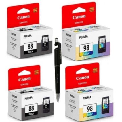 Canon PG-88 Twin & CL-98 Twin Ink Cartridge (Set of 4) PG 88 Black & CL 98 Colour PG88 CL98 88 98