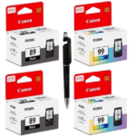 Canon PG-89 Twin & CL-99 Twin Ink Cartridge (Set of 4) PG 89 Black & CL 99 Colour PG89 CL99 89 99 Genuine itglobal