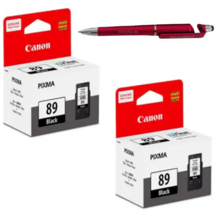 Canon PG-89 Twin Ink Cartridge (Set of 2) PG89 PG 89 Black Genuine itglobal