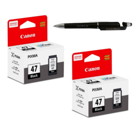 Canon PG47 Black Ink Cartridge (Set of 2) PG47 PG 47 Black