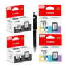 Canon PG-47 Twin & CL-57 Small Twin Ink Cartridge (Set of 4) PG 47 Black CL 57s Colour PG47 CL57s 47 57 s