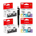 Canon PG-47 Twin & CL-57 Small Twin Ink Cartridge (Set of 4) PG 47 Black CL 57s Colour PG47 CL57s 47 57 s Genuine itglobal