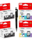 Canon PG-47 Twin & CL-57 Small Twin Ink Cartridge (Set of 4) PG 47 Black CL 57s Colour PG47 CL57s 47 57 s Genuine itglobal