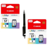 Canon CL-57 Small Twin Ink Cartridge (Set of 2) CL57S CL 57s CL-57s 57 s Colour