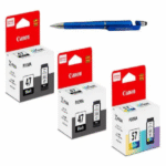 Canon PG-47 Twin & CL-57 Ink Cartridge (Set of 3) PG 47 Black CL 57 Colour PG47 CL57 47 57 Genuine itglobal