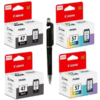 Canon PG-47 Twin & CL-57 Twin Ink Cartridge (Set of 4) PG 47 Black CL 57 Colour PG47 CL57 47 57