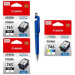 Canon PG-745 Small Twin & CL-746 Small Ink Cartridge (Set of 3) PG 745 Small Black & CL 746 Small Colour PG745s CL746s Genuine itglobal