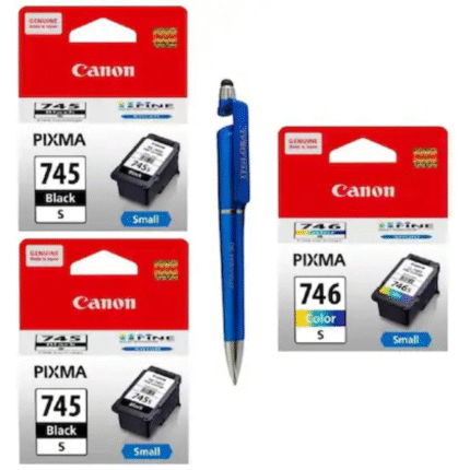 Canon PG-745 Small Twin & CL-746 Small Ink Cartridge (Set of 3) PG 745 Small Black & CL 746 Small Colour PG745s CL746s