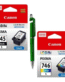 Canon PG-745 Small & CL-746 Small Ink Cartridge (Set of 2) PG 745 Small Black & CL 746 Small Colour PG745s CL746s Genuine itglobal