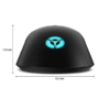 Lenovo Legion M300 RGB USB Gaming Mouse - Ergonomic, ambidextrous, 8 Button, up to 8000 DPI, 1000Hz Polling Rate, 16.8M RGB Customizable Through Legion Accessory Central - Image 2