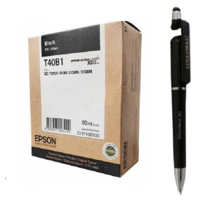 Epson T40B1 Black Ink Cartridge (80ml) – C13T40B100 For SC - T3130 T3130N T3130M T5130 T5130M
