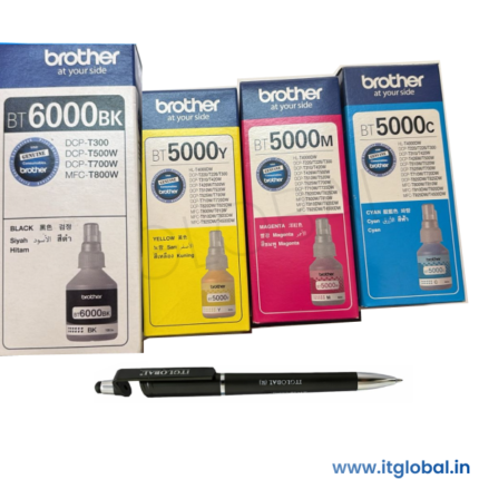 Brother BT6000BK Black + BT5000 CMY Original Ink Bottle