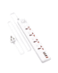 Fingers PowerStation -4S3U1C Power Strip with 4 Universal Sockets + 3 USB-A Ports + 1 Type-C Port