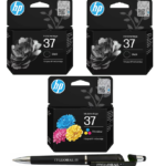 HP 37 Black Twin & Tri-color Original Ink Cartridge Pack of 3 7FP45AA 7FP44AA Genuine itglobal