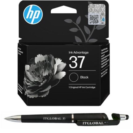 HP 37 Black Original Ink Cartridge 7FP45AA Genuine ITGLOBAL