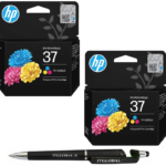 HP 37 Tri-color Original Ink Cartridge Pack of 2 7FP44AA Genuine ITGLOBAL