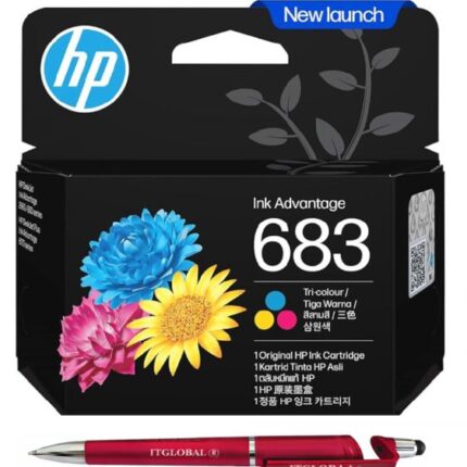 HP 683 Tri-color Original Ink Advantage Cartridge 7FP38ZA Genuine 683 Colour itglobal