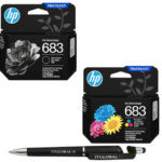 HP 683 Black & Tri-color Original Ink Advantage Cartridge Pack of 2 7FP39ZA 7FP38ZA Genuine ITGLOBAL