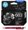 HP 683 Black Original Ink Advantage Cartridge 7FP39ZA Genuine itglobal