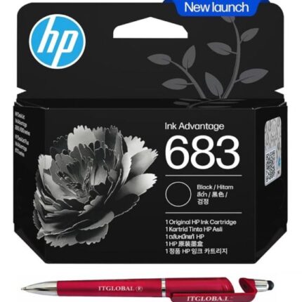 HP 683 Black Original Ink Advantage Cartridge 7FP39ZA Genuine itglobal