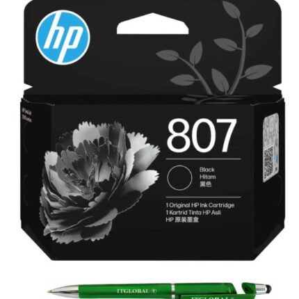The HP 807 Black Original Ink Cartridge (7FP21ZZ) is a genuine HP ink cartridge designed to deliver crisp black text, consistent print quality, and dependable performance for everyday printing needs. Engineered specifically for compatible HP inkjet printers, this Original HP cartridge provides sharp documents, professional-quality output, and smooth printer operation, making it an excellent choice for home users, students, small businesses, and office professionals. Whether you are printing business reports, school assignments, invoices, contracts, forms, or everyday documents, the HP 807 Black Original Ink Cartridge produces rich black text with excellent clarity and readability. HP's advanced pigment-based ink technology helps create clean, smudge-resistant prints with consistent quality from the first page to the last, ensuring every document looks professional. Unlike compatible or refilled cartridges, the Original HP 807 Black Ink Cartridge (7FP21ZZ) is precisely engineered and tested to work seamlessly with compatible HP printers. This ensures accurate ink delivery, reliable printer performance, and optimal print quality while reducing the risk of leaks, clogged printheads, and printer errors. Genuine HP cartridges also support intelligent ink-level monitoring, allowing users to conveniently track remaining ink and replace cartridges only when necessary. Designed for everyday productivity, the HP 807 Black cartridge offers dependable performance for a wide range of printing tasks. Whether you're working from home, managing office paperwork, or printing educational materials, this cartridge helps maintain productivity by delivering consistent results with minimal maintenance. Installation is quick and hassle-free. Simply insert the HP 807 Black cartridge into your compatible printer, and HP's intelligent cartridge technology automatically recognizes the genuine cartridge, ensuring smooth operation and optimal print performance. This easy installation process minimizes downtime and allows you to continue printing without interruption. Manufactured under HP's strict quality standards, the HP 807 Black Original Ink Cartridge is built for reliability and long-lasting performance. Every cartridge undergoes rigorous testing to ensure excellent print quality and dependable operation. By choosing Original HP ink, you also help protect your printer from the issues commonly associated with third-party or refilled cartridges, extending the life of your printing device. Whether you need to print letters, official documents, office records, study materials, or financial reports, the HP 807 Black Original Ink Cartridge delivers consistent, high-quality output you can trust. Key Features Genuine HP 807 Black Original Ink Cartridge (7FP21ZZ). Produces sharp, crisp, professional-quality black text. Original HP pigment-based ink for reliable everyday printing. Consistent print quality from the first page to the last. Designed specifically for compatible HP inkjet printers. Smudge-resistant prints under normal handling conditions. Easy installation with automatic cartridge recognition. Intelligent ink-level monitoring for convenient replacement. Reliable performance with reduced maintenance requirements. Helps protect your printer from damage caused by non-genuine cartridges. Ideal for home, office, educational, and business use. Genuine HP quality for dependable printing performance. Product Specifications Brand: HP Product Name: HP 807 Black Original Ink Cartridge Model Number: 7FP21ZZ Product Type: Original Ink Cartridge Print Color: Black Ink Type: Genuine HP Pigment-Based Ink Printing Technology: HP Thermal Inkjet Condition: Brand New & Genuine HP Product Compatible Printers The HP 807 Black Original Ink Cartridge (7FP21ZZ) is designed for selected compatible HP inkjet printers that support the HP 807 cartridge series. Always verify your printer model before purchasing to ensure compatibility with your device. Ideal Applications Perfect for printing: Office documents Business reports School and college assignments Invoices Bills and receipts Contracts Letters and correspondence Forms Administrative records Study materials Everyday home printing Professional business documents Benefits of Choosing Genuine HP Ink Original HP ink cartridges are specifically designed to work with HP printers, delivering superior reliability, consistent print quality, and dependable performance. Genuine HP supplies help minimize printer maintenance, reduce printing errors, and provide outstanding document clarity. Compared to non-genuine alternatives, Original HP cartridges offer improved printer protection, longer-lasting performance, and a hassle-free printing experience. Why Choose HP 807 Black Original Ink Cartridge? Genuine HP product for trusted quality. Sharp and professional black text. Reliable everyday printing performance. Optimized for compatible HP printers. Easy installation and automatic cartridge recognition. Consistent print quality throughout cartridge life. Reduced maintenance and fewer printing interruptions. Ideal for home, office, and educational use. Designed for dependable long-term performance. Backed by HP's trusted printing technology. Package Includes 1 × HP 807 Black Original Ink Cartridge (7FP21ZZ) Genuine Conclusion The HP 807 Black Original Ink Cartridge (7FP21ZZ) Genuine is an ideal choice for users seeking dependable performance, professional-quality black printing, and the assurance of Original HP supplies. Designed to work seamlessly with compatible HP printers, it delivers crisp text, reliable output, and consistent results for everyday printing tasks. Whether you're printing business documents, educational materials, or personal paperwork, the HP 807 Black Original Ink Cartridge provides the quality, reliability, and performance you expect from genuine HP products. itglobal