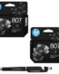 HP 807 Black Original Ink Cartridge Pack of 2 7FP21ZZ Genuine itglobal