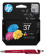 HP 37 Tri-color Original Ink Cartridge 7FP44AA Genuine ITGLOBAL