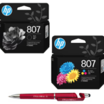 HP 807 Black & Tri-color Original Ink Cartridge Pack of 2 7FP21ZZ 7FP20ZZ Genuine ITGLOBAL
