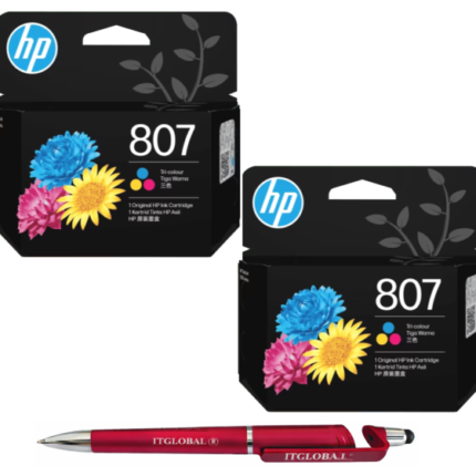 HP 807 Tri-color Original Ink Cartridge Pack of 2 7FP20ZZ Genuine ITGLOBAL