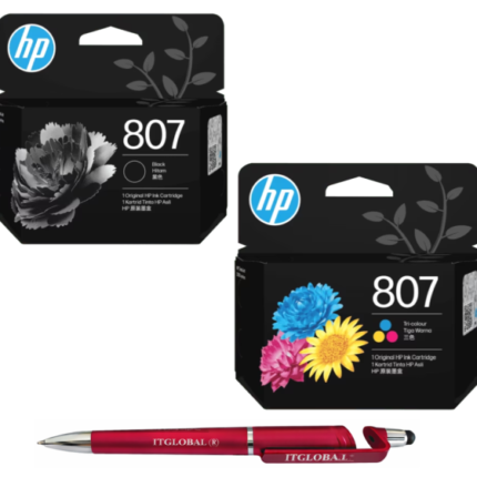 HP 807 Black & Tri-color Original Ink Cartridge Pack of 2 7FP21ZZ 7FP20ZZ Genuine ITGLOBAL