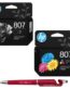 HP 807 Black & Tri-color Original Ink Cartridge Pack of 2 7FP21ZZ 7FP20ZZ Genuine ITGLOBAL