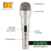MX Dynamic Mic Cardioid Vocal Multi-Purpose Microphone with XLR to 1/4″ Cable MX HT-1003 - Image 2