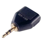 MX EP Stereo Male Plug to 2 EP Stereo Female Socket Connector 3.5 MM MX-150