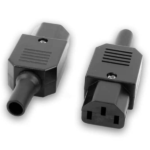 MX IEC C13-3 Pin AC Female Connector For Computer Supply 10 Amp MX-1655