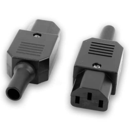 MX IEC C13-3 Pin AC Female Connector For Computer Supply 10 Amp MX-1655